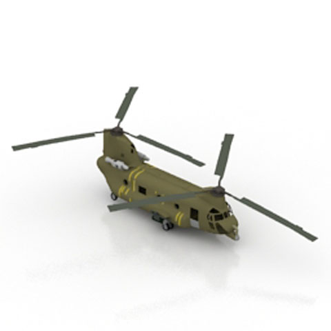 Free Helicopter CHIN N971 3D model for 3ds Max Library Download